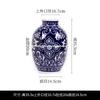 Fundo Azul Vaso de Porcelana Azul e Branco Vaso de Flores Sala de Estar Francesa Entrada Mesa de Centro Armário de Vinho Estudo Estilo Chinês Novo Ornamentos Arranjo de Flores de Chão