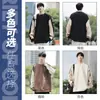 Suéter masculino gola redonda pulôver marca de moda retrô americano solto para casais cor nacional da moda combinação de cores manga longa pesada camisa de base