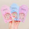 Calcomanías de Uñas Divertidas para Niños Respetuosas con el Medio Ambiente Lindas para Niñas Impermeables Removibles Seguras No Tóxicas Arte de Uñas Calcomanías para Dedos Pequeños para Mujeres