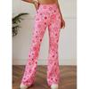 Estação Independente Amazon Europa e América Namoro Diário Transfronteiriço Impresso Casa Calças Calças Casuais Calças Flare
