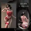 Zuijiao Tallas Grandes Lencería Sexy Bordada Conjunto de Tres Piezas Coqueto Transparente de Pecho Abierto Tentador Encaje Ropa Interior Erótica