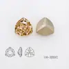 Cristales Dongzhou Triangulares 7mm Coloridos con Base Puntiaguda para Uñas Rhinestones Pequeña Cabeza de Tigre Forma Triangular Rhinestones Accesorios para Uñas DIY