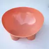Color Macarrón Color Pata de Elefante Plástico Tazón para Gatos Protección del Cuello Tazón Inclinado Recipiente para Comida de Mascotas Tazón Alto para Gatos Tazón para Perros