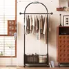 Colgador de Ropa de Pared para el Hogar de Lujo Sencillo Colgador de Armario de Dormitorio de Pie Estante de Almacenamiento Perchero