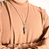 Colgante de Collar con Pestillo Vajra Daikokuten Wuan Fanxiao Plateado Retro Colgante Unisex de Pestillo Subyugador de Demonios Retro