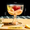 Taza Transparente para Mousse con Tapa, Copa de Vino Tinto con Forma Especial, Taza para Pudín, Copa Alta para Bebidas Champagne, Copa Desechable para Champagne