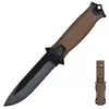 Canivete de Bolso para Exterior Camping Autodefesa Faca Reta Sobrevivência na Natureza Faca Reta Afiada Faca Tática Faca de Sobrevivência Portátil Faca de Alta Dureza