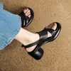 Sandalias de Plataforma Gruesa Chuyuji Petite, Populares Este Año, Nuevos Zapatos Romanos Abiertos de Verano 2026 para Mujer