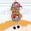 Decoraciones Pequeñas Colgantes de Árbol de Navidad Nuevas Transfronterizas Colgante de Navidad para Personas Mayores Muñeco de Nieve Reno Decoración de Ventana Adornos Colgantes