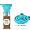 Botella de condimentos con tapa de madera de acacia de 120 ml, frasco cuadrado de vidrio de 4 oz, frasco de especias Amazon con agujeros, botella de polvo