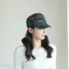 Sombrero de Pescador Sombrero de Tela Floral Sombrero Delgado de Cuenca Solar para Mamá Sombrero Solar Casual Sombrero para Personas Mayores Sombrero de Abuela para Mujer Primavera y Otoño