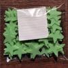 Pegatinas de Pared Luminosas de Estrella de 3 cm y Luna de 8 cm Pegatinas Fluorescentes Brillantes Tridimensionales para Decoración de Habitación Infantil Pegatinas Luminosas Transfronterizas para Refrigerador