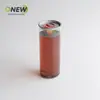 Lata Plástica Pet 330ml com Tampa, Garrafa Selada para Bebidas, Garrafa para Chá de Leite Café, Bebida Fria, Água com Gás, Bebida Transparente