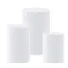 Conjunto de Toalha de Mesa Cilíndrica Transfronteiriça para Sobremesas para Loja de Bolos, Casamento, Mesa de Conferência, Cobertura de Mesa de Cor Sólida em Arte de Ferro, Capa de Poeira para Decoração de Festa