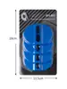 Almohadilla protectora para cerradura de puerta de coche, cojín amortiguador de puerta, pegatina anti-colisión engrosada para puerta de coche, cerradura de puerta universal de fibra de carbono