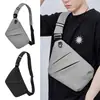 Bolsa de pecho ajustada antirrobo para pistola para hombre Bolso de mano nuevo Bolsa de almacenamiento Mochila con hombro Bolso bandolera Mochila pequeña de viaje para mujer