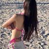 Bikini Sexy con Estampado de Leopardo y Bloques de Color Europeos y Americanos para Mujer, Nuevo Estilo Verano 2026, Traje de Baño de Dos Piezas para Chicas Atrevidas en Vacaciones en la Playa de la Isla