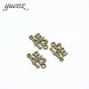 YuenZ Accesorios de joyería de aleación DIY colgante de letra LOVE pulsera hecha a mano collar accesorios de joyería S240