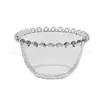 Cuenco creativo minimalista de estilo japonés con puntos martillados para ensalada de verduras, cuenco de cristal de lunares, cuenco para el desayuno de uso doméstico, cuenco para postres, cuenco para salsas