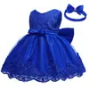 Itens Quentes de Venda TransfronteiriçaVestido Infantil com Renda e Laço, Vestido Princesa Sem Mangas para Crianças Pequenas, Adequado para Todas as Estações