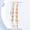 Larga duración no se decolora Vietnam Shajin rica armadura mundo nubes auspiciosas manzana geométrica cadena de dopamina accesorios DIY pulsera mujeres