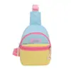 Bolsa de teléfono mini de viaje dopamina creativa y moderna, mochila pequeña, bolso cruzado color block para salidas, versátil para el uso diario