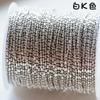 Cobre puro 1.0 mm de espesor 1:1 Cadena de bambú de cobre DIY Pasador Accesorios para joyería Material Retención de color Galvanoplastia
