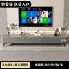 Juego de Mesa de Café y Mueble de TV de Cristal para Sala de Estar, Diseño Moderno y Sencillo para Espacios Pequeños, Elegante Combinación de Mueble de TV con Superficie de Cristal