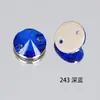 Dongzhou Cristal DIY Feito à Mão Acessórios de Vestuário Coloridos Acessórios Decorativos Redondos Venda Quente de Comércio Exterior Strass Flatback Super Brilhantes Costurados à Mão
