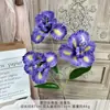 Flor Artificial Iris de Alice Producto Terminado Flor de Seda Artificial Flor de Piso para Boda Flor de Plástico Arreglo de Boda de Gama Alta