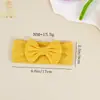Nuevo accesorio para el cabello infantil transfronterizo europeo y americano: Diadema ancha de nailon con lazo, no ajustada, para bebés y niños pequeños, para proteger la fontanela