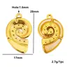 Acero Inoxidable Color Duradero 18K Goteo de Aceite Vida Marina Colorida Pez Demonio Marino Estrella de Mar Tortuga Colgante Colgante Accesorios DIY