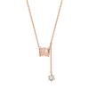 Pulsera de Plata Esterlina S925 Cintura Pequeña Femenina Diseño Nicho Comodín Moda Alto Sentido Novia Venta al por Mayor