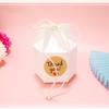 Caixa Hexagonal de Papel Kraft, Caixa de Doces para Casamento Estilo Iurta Mongol, Caixa de Presente Hexagonal para Lembrancinha de Casamento, Caixa de Papel para Embalagem