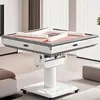 Novo Modelo de Mesa de Mahjong Automática para Uso Doméstico, Mesa de Jantar Dobrável, Máquina Silenciosa para Quatro Jogadores, Máquina Automática de Embaralhar Cartas, Máquina de Mahjong