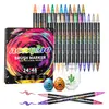 Marcadores Acrílicos Doble Punta, Doble Color, Apilables y Opacos Más Vendidos de Amazon, Set de Papelería para Pintura y Arte Infantil