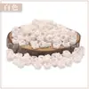 Joyería tejida a mano con cuatro hilos trenzados, pequeños accesorios, pulsera con nudo de piña, collar, botón pequeño, material de nudo chino
