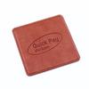 Posavasos Impermeable de PU Personalizado por el Fabricante para Café Té Antideslizante para el Hogar Posavasos de Cuero Almohadilla Aislante Gruesa Individual Cuadrado Redondo