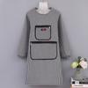 Delantal listo para usar del fabricante Delantal impermeable para mujer Delantal impermeable y resistente a las manchas Delantal de estilo lindo Ropa de trabajo Overoles resistentes a las manchas
