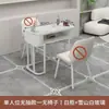 Juego de mesa y silla para salón de uñas, mesa especializada para salones de uñas, mesa de trabajo para uñas, mesa de estilo japonés, mesa para uñas de doble asiento con tapa de cristal