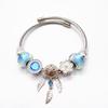 Pulsera Panjia transfronteriza de margaritas pequeñas, elefante pequeño, amor, colgante, pulsera suave, nicho, pulsera al por mayor, pulsera al por mayor, hecha a mano