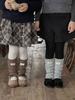 WTB065 - Calcetines de otoño para niños, nuevos, de tela de color retro, con funda de pantorrilla estándar, de princesa, con efecto viento y marea