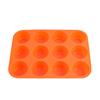 Molde de Silicona para Pastel Herramienta para Hornear Fácil de Desmoldar Herramienta para Hornear Redondo de 12 Cavidades Molde para Pastel Grado Alimenticio Fabricante en Existencia