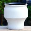 Vaso de Flor Carnudo Pequeno Defeito Panela Quente Panela Cogumelo Cerâmica Diâmetro Grande Simples Planta Verde Ébano Antigo Pilha Vaso de Cerâmica de Penhasco
