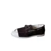 Nuevos Mocasines de Encaje con Bloques de Color Estilo Coreano para Mujer Primavera 2026, Zapatos Bajos Retro de Gamuza y Piel Genuina Slip-On