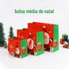Versão coreana do saco de presente de Natal embalagem saco de papel bolsa spot atacado saco de presente de roupas Q925 caixa de presente média