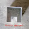 Tubo Cóncavo de Aleación de Aluminio, Tubo Ranurado, Abrazadera para Escalera, Pasamanos de Vidrio, Tubo Cuadrado de Aluminio con Forma Cóncava, Tubo Cuadrado Ranurado en Forma de U