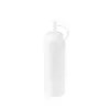Botella exprimible con tapa y escala, botella para condimento de ketchup, botella para ensalada, botella exprimible para mermelada y crema, botella con boquilla puntiaguda