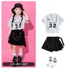 Disfraces de Baile Callejero para Niños Estilo Hip-Hop Camisas para Niños Atuendos de Porristas Escénicos Geniales para Niñas