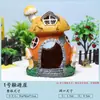 Casa Refugio Cangrejo Ermitaño Bosque Coral Concha de Coco Tronco de Árbol Agujero Reptil Caja para Mascotas Trepadoras Adornos de Paisajismo Casa Piña Objeto para Trepar